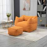 Sitzsack von Gomyway, in der Farbe Orange, andere Perspektive, Vorschaubild