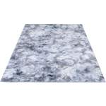 Hochflorteppich von Carpet City, in der Farbe Grau, aus Polyester, Vorschaubild