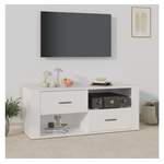 TV-Schrank von furnicato, in der Farbe Weiss, aus Holzwerkstoff, andere Perspektive, Vorschaubild