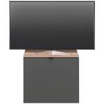 TV-Lowboard von Hom`in, in der Farbe Grau, aus Metall, andere Perspektive, Vorschaubild