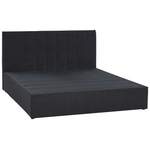 Boxspringbett von ATLANTIC home collection, in der Farbe Schwarz, andere Perspektive, Vorschaubild