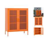 Werkbank von VIDAXL, in der Farbe Orange, aus Stahl, andere Perspektive, Vorschaubild