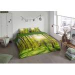 Bettwäsche-Garnitur von Pure, in der Farbe Grün, aus Textil, andere Perspektive, Vorschaubild