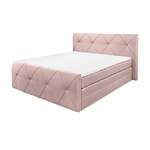 Boxspringbett von meinBett, in der Farbe Rosa, aus Kunststoff, andere Perspektive, Vorschaubild