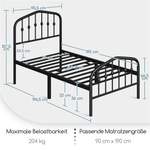 Yaheetech Metallbett, der Marke Yaheetech