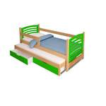 Kinderbett von Stylefy, in der Farbe Grün, aus Holzwerkstoff, andere Perspektive, Vorschaubild