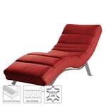 Relaxliege von loftscape, in der Farbe Rot, aus Echtleder, andere Perspektive, Vorschaubild