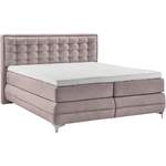 Boxspringbett von GALLERY M branded by Musterring, in der Farbe Rosa, aus Microfaser, andere Perspektive, Vorschaubild