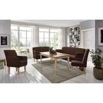 2/3-Sitzer Sofa von sit&more, in der Farbe Braun, aus Massivholz, andere Perspektive, Vorschaubild