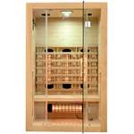 Sauna-Kabine von Sanotechnik, in der Farbe Beige, aus Holz, andere Perspektive, Vorschaubild