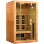 Sauna-Kabine von Sanotechnik, in der Farbe Beige, aus Holz, Vorschaubild