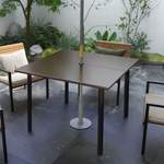 Gartentisch von Outsunny, in der Farbe Braun, aus Stahl, andere Perspektive, Vorschaubild