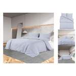 Bettwäsche-Garnitur von vidaXL, in der Farbe Grau, aus Baumwolle, andere Perspektive, Vorschaubild