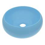 Waschbecke von VIDAXL, in der Farbe Blau, aus Keramik, andere Perspektive, Vorschaubild