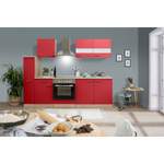 Küchenzeile von Respekta, in der Farbe Rot, aus Edelstahl, Vorschaubild