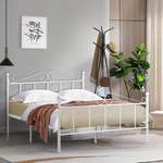 Metallbett Halleck der Marke Marlow Home Co.