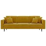 2/3-Sitzer Sofa von JVmoebel, in der Farbe Gelb, aus Samtvelours, Vorschaubild