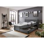 Boxspringbett von ATLANTIC home collection, in der Farbe Grau, aus Metall, andere Perspektive, Vorschaubild