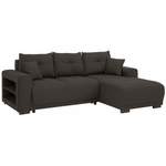 Ecksofa von home affaire, in der Farbe Braun, andere Perspektive, Vorschaubild