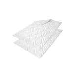 Bettdecke von SEI Design, in der Farbe Weiss, aus Mikrofaser, andere Perspektive, Vorschaubild