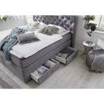 Boxspringbett von MID.YOU, in der Farbe Grau, aus Textil, andere Perspektive, Vorschaubild