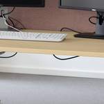 Schreibtisch von Nowy Styl, in der Farbe Braun, aus Holzwerkstoff, andere Perspektive, Vorschaubild