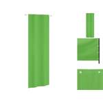 Balkonsichtschutz von vidaXL, in der Farbe Grün, aus Stoff, andere Perspektive, Vorschaubild