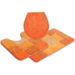 Badmöbel-Set von My Home, in der Farbe Orange, aus Polyester, andere Perspektive, Vorschaubild