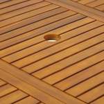 Gartentisch von Casaria®, in der Farbe Braun, aus Akazienholz, andere Perspektive, Vorschaubild