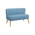 2/3-Sitzer Sofa von HOMCOM, in der Farbe Grau, aus Massiver, andere Perspektive, Vorschaubild