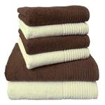 Handtuch-Set von dyckhoff, in der Farbe Braun, aus Baumwolle, Vorschaubild