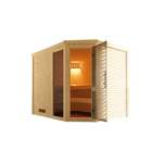 Sauna-Kabine von WEKA, in der Farbe Braun, aus Fichte, andere Perspektive, Vorschaubild