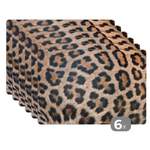 Platzset, Leopardenmuster, der Marke MuchoWow