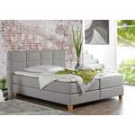 Boxspringbett von home affaire, in der Farbe Grau, aus Holz, andere Perspektive, Vorschaubild