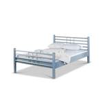 Metallbett von BedBox, in der Farbe Grau, aus Metall, andere Perspektive, Vorschaubild