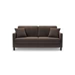 2/3-Sitzer Sofa von NAIMP, in der Farbe Braun, aus Fleece, andere Perspektive, Vorschaubild