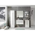 Waschbeckenunterschrank von roomscape, in der Farbe Weiss, aus Holzwerkstoff, andere Perspektive, Vorschaubild