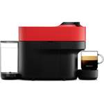 Kaffeemaschine von Nespresso, in der Farbe Rot, aus Kunststoff, andere Perspektive, Vorschaubild