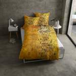 Bettwäsche-Garnitur von Goebel, in der Farbe Gold, aus Satin, andere Perspektive, Vorschaubild