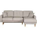 Ecksofa von home affaire, in der Farbe Beige, andere Perspektive, Vorschaubild