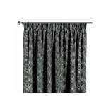 Vorhang von Dekoria, in der Farbe Schwarz, aus Baumwolle, andere Perspektive, Vorschaubild