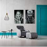 Schaukelsessel von Maisons du Monde, in der Farbe Grau, andere Perspektive, Vorschaubild