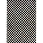 Teppich von Kayoom, in der Farbe Grau, aus Leder, andere Perspektive, Vorschaubild