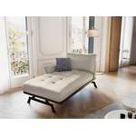 Relaxliege von Maisons du Monde, in der Farbe Grau, aus Echtleder, andere Perspektive, Vorschaubild