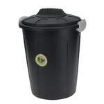 Mülleimer von SPETEBO, in der Farbe Schwarz, aus Kunststoff, andere Perspektive, Vorschaubild