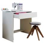 Schreibtisch von VCM, in der Farbe Weiss, aus Holz, Vorschaubild