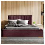 Boxspringbett von Siblo, in der Farbe Rot, andere Perspektive, Vorschaubild