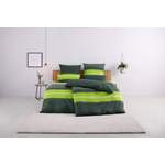 Bettwäsche-Garnitur von My Home, in der Farbe Grün, aus Baumwolle, andere Perspektive, Vorschaubild
