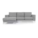 Ecksofa von Stylefy, in der Farbe Beige, aus Strukturstoff, andere Perspektive, Vorschaubild