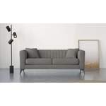 2/3-Sitzer Sofa von PLACES OF STYLE, in der Farbe Braun, aus Strukturstoff, andere Perspektive, Vorschaubild